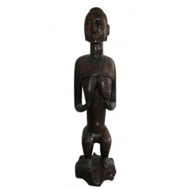 Stamm der Lulawa, mittlerer Kongo, Ahnenfigur, beeindruckende Größe
