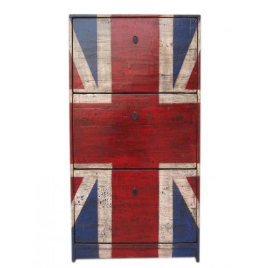 Very british GB Schubladen Kommode Anrichte Kredenz Union Jack optik für Britain fans