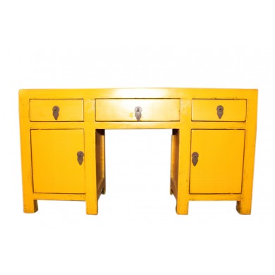 Gelbe Mini Konsole Asien Möbel Typisch China gelb