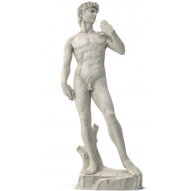 Michelangelo David Skulptur schneeweißer Marmor Renaissance