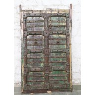 Indien massive Tür antik Teak VI-ED-019