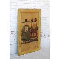 China großes Wandbild Porträt Brautpaar Pinie