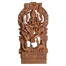 Großer Hausaltar indischer Gott Shiva gemeinsam mit Parvati