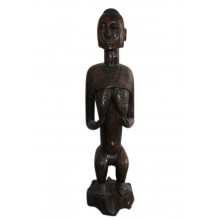 Stamm der Lulawa, mittlerer Kongo, Ahnenfigur, beeindruckende Größe