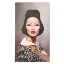 China Vogue Global fashion Mode Original Ölgemälde auf Leinwand Porträt