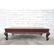 China Shanxi um 1860 typischer flacher Tisch Podest dunkles Ulmenholz