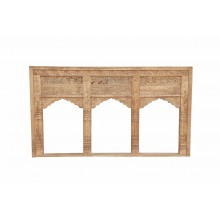 INDIA Mughal Empire Stil Dreier Bögen Fensterrahmen geschnitztes Holz D ED-11-25