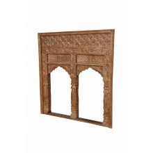 INDIA Mughal Fensterrahmen geschnitztes Holz