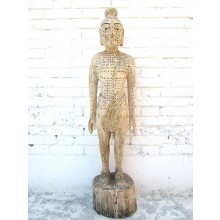 China 1940 Akupunktur Unterricht Modell Skulptur Körper Mann Statue Heilkunde von Luxury-Park