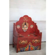 Tibet Altarbank antik mit 2 Schubladen