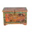 Antike kleine indische Truhe  Box handbemalt