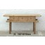 Massivholz Tisch aus China mit klarer Linienführung in Holzoptik