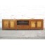 China naturbraune TV Kommode Lowboard für Flachbildschirm two tone finish vintage Holz