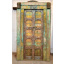TEAK Holz Tür antik 130 Jahre Rajasthan Vintagefarben