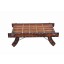 INDIA Rajasthan impressive wooden coffee table made from old ox cart D ED-11-46