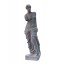 Skulptur Halbakt Milos Venus kleine Statue ohne Sockel Gusseisen rostfarben Klassik