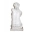 Torso Halbakt kleine Skulptur Milos Venus Gusseisen antikweiß