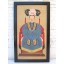 China Frauenportrait großes antikes Wandbild auf lackiertem Holz mit schwarzem Rahmen von Luxury-Park