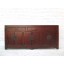 China sehr breite Kommode Kredenz fünf Schubladen sechs Türen klassische Optik rotbraunes Pinienholz Luxury-Park