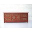 China breite flache Kommode Sideboard 4 Schubladen rotes Pinienholz tolle Bemalung von Luxury-Park