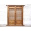 Asien Doppelfenster Gitter 132x59cm 150 Jahre alt Pinie Naturholzfarben