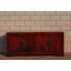 Asien antikes Lowboard Anrichte braunrot Massivholz für Flachbildschirm