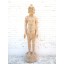 China 1950 Akupunktur Lehrmodell Skulptur lebensgroßer männlicher Körper Statue Medizin Luxury-Park