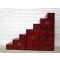 China Stufen Kommode Schrank rotbraun Antik Stil Pinie